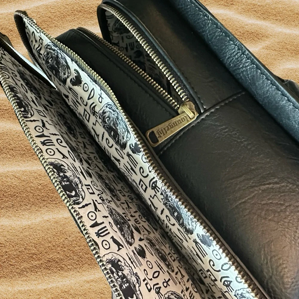 Loungefly the Mummy Book of the Dead Backpack - Picture 6 of 9